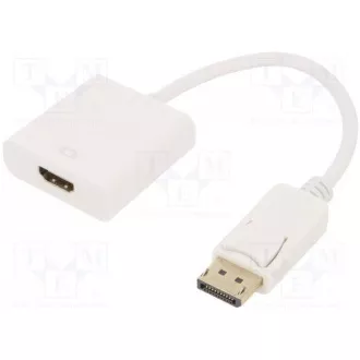 GEMBIRD Redukce DisplayPort - HDMI (M/F) bílá