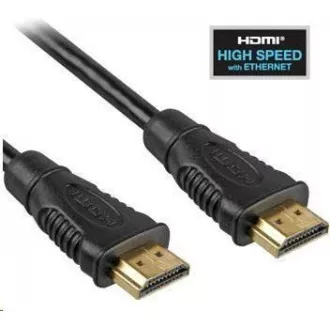 PREMIUMCORD Kabel HDMI 2m High Speed + Ethernet (v1.4), zlacené konektory
