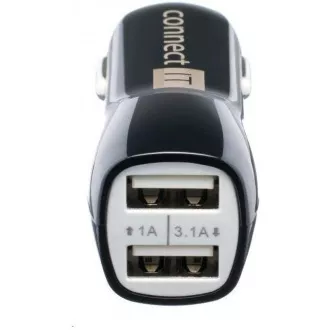 CONNECT IT USB PREMIUM nabíječka univerzální do auta (2x USB 3, 1A a 1A., autoadaptér CL)