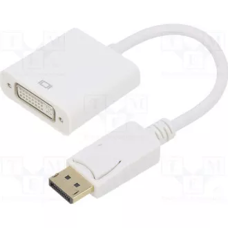 GEMBIRD Redukce DisplayPort - DVI (M/F) bílá