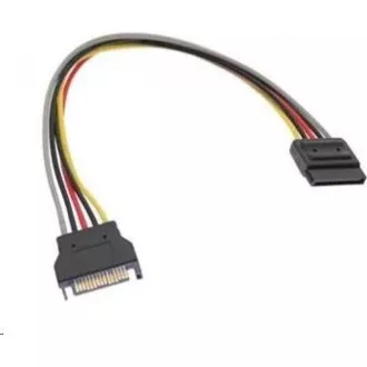 PREMIUMCORD Kabel SATA prodlužovací napájecí k HDD 16cm PREMIUMCORD Kabel SATA prodlužovací napájecí k HDD 16cm