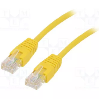 GEMBIRD kabel patchcord Cat5e UTP 2m, žlutý