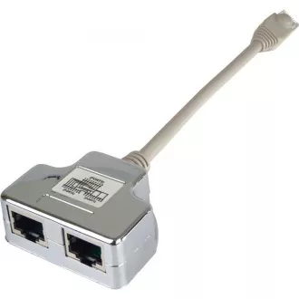 PREMIUMCORD RJ45 distributor (1 port ISDN + 1 port RJ45 10/100Base T) PREMIUMCORD RJ45 distributor (1 port ISDN + 1 port RJ45 10/100Base T)