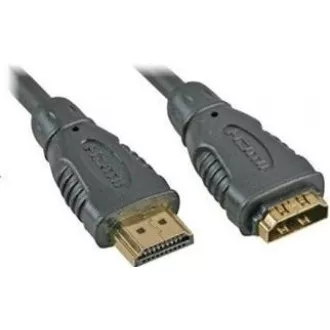 PREMIUMCORD Kabel prodlužovací HDMI - HDMI 1m, zlacené konektory