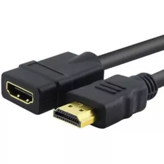 PREMIUMCORD Kabel prodlužovací HDMI - HDMI 1m, zlacené konektory