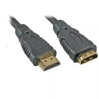 PREMIUMCORD Kabel prodlužovací HDMI - HDMI 2m, zlacené konektory