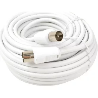 PREMIUMCORD TV kabel anténní propojovací 15m (koaxiální, M/F, 75 Ohm)