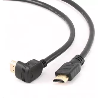 GEMBIRD Kabel HDMI - HDMI 90°, 4K 60Hz, 3m, černá