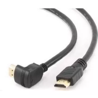 GEMBIRD Kabel HDMI - HDMI 90°, 4K 60Hz, 3m, černá