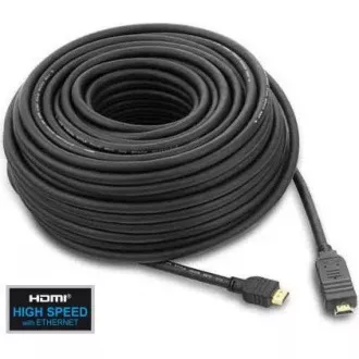 PREMIUMCORD Kabel HDMI 20m High Speed se zesilovačem 3x stíněný