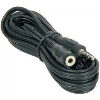 PREMIUMCORD Kabel audio 3, 5mm Jack - Jack prodlužovací 2m (M/F, stereo)