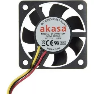 AKASA ventilátor AK-4010MS, 40 x 10mm, kluzné ložisko, retail