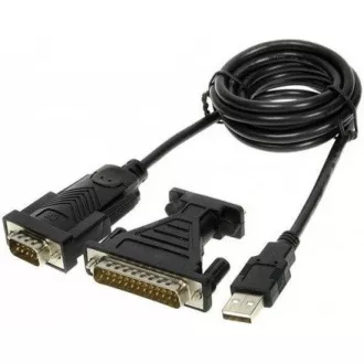 PREMIUMCORD Kabel adaptér USB - sériový port (COM, RS232, redukce)
