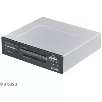 AKASA čtečka karet AK-ICR-07 do 3.5", 6-slotová, interní, 1x USB 2.0