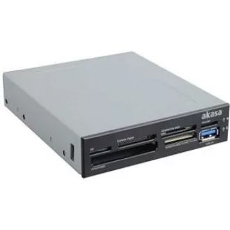 AKASA čtečka karet AK-ICR-07 do 3.5", 6-slotová, interní, 1x USB 2.0