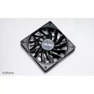 AKASA ventilátor Slimfan, 120 x 15mm, kluzné ložisko, pro HTPC systémy, PWM 4pin