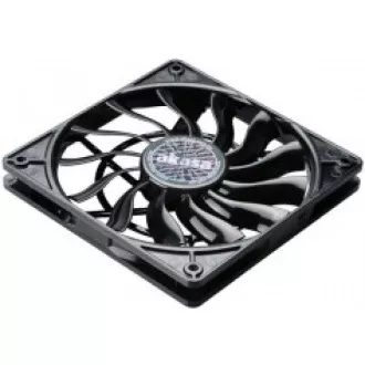 AKASA ventilátor Slimfan, 120 x 15mm, kluzné ložisko, pro HTPC systémy, PWM 4pin