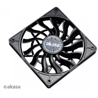 AKASA ventilátor Slimfan, 120 x 15mm, kluzné ložisko, pro HTPC systémy, PWM 4pin