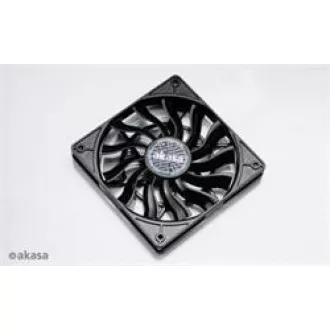 AKASA ventilátor Slimfan, 120 x 15mm, kluzné ložisko, pro HTPC systémy, PWM 4pin