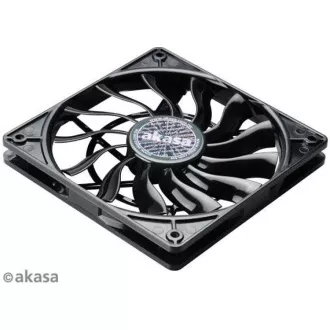 AKASA ventilátor Slimfan, 120 x 15mm, kluzné ložisko, pro HTPC systémy, PWM 4pin