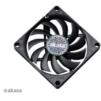 AKASA ventilátor Slimfan, 80 x 10mm, kluzné ložisko, pro HTPC systémy
