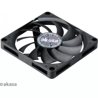 AKASA ventilátor Slimfan, 80 x 10mm, kluzné ložisko, pro HTPC systémy