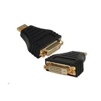 GEMBIRD Kabel redukce HDMI Male na DVI Female (zlacené kontakty, čený)