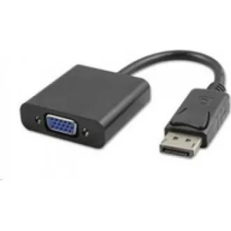 PREMIUMCORD Redukce DisplayPort - VGA 15cm (M/F, černá)