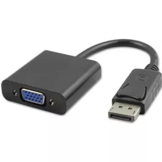 PREMIUMCORD Redukce DisplayPort - VGA 15cm (M/F, černá)