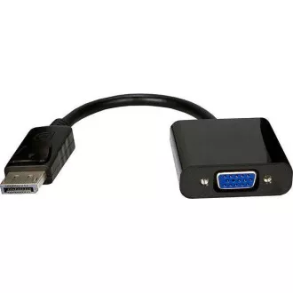 PREMIUMCORD Redukce DisplayPort - VGA 15cm (M/F, černá)