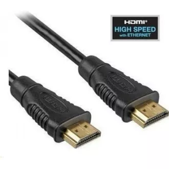 PREMIUMCORD Kabel HDMI - HDMI 0, 5m (v1.4, 3D, zlacené kontakty, stíněný)