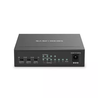 MERCUSYS switch MS106LP (6x100Mb/s, 4xPoE+, 40W, fanless)