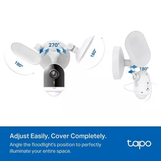 TP-Link Tapo C720 venkovní kamera s reflektory (4MP, 2K QHD, 1440p, IR 30m, WiFi, microSDcard, IP65)