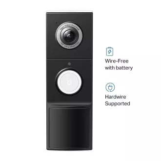 TP-Link Tapo D235 Chytrý video zvonek (5MP, 2K, WiFi, IR 10m, microSD) TP-Link Tapo D235 Chytrý video zvonek (5MP, 2K, WiFi, IR 10m, microSD)