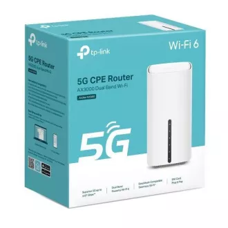 TP-Link Archer NX500 EasyMesh WiFi6 5G, 4G LTE router (AX3000, 2, 4GHz/5GHz, 2xGbELAN, 1xGbELAN/WAN, 5G, 4G LTE, 1xnanoSIM)