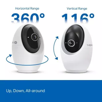 TP-Link Tapo C260 domácí-indoor kamera (8MP, 4K 2160p, IR 12m, WiFi, micro SD card)