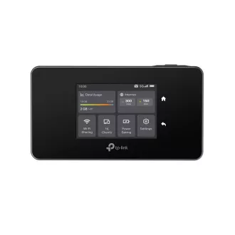 TP-Link M8550 přenosný WiFi6E router (AXE3600, 5G/4G LTE, 2, 4GHz/5GHz/6GHz, 1xGbE, 1xUSB-C, 1xnanoSIM, 1xmicroSD)