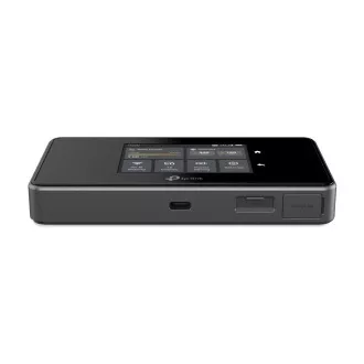 TP-Link M8550 přenosný WiFi6E router (AXE3600, 5G/4G LTE, 2, 4GHz/5GHz/6GHz, 1xGbE, 1xUSB-C, 1xnanoSIM, 1xmicroSD)