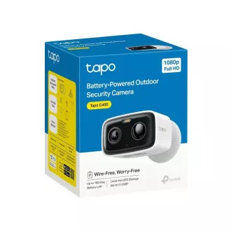 TP-Link Tapo C400 venkovní kamera (2MP, FullHD, 1080p, IR 10m, WiFi, micro SD card, IP65)