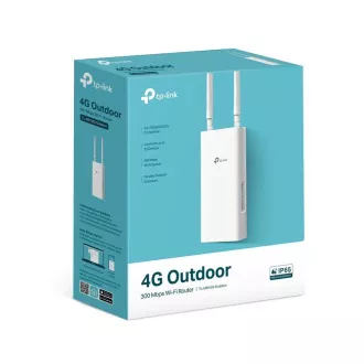 TP-Link TL-MR100-Outdoor venkovní WiiFi4 LTE router (N300, 4G LTE, 2, 4GHz, 1x100Mb/s LAN, 1x100Mb/s LAN/WAN, 1xnanoSIM)
