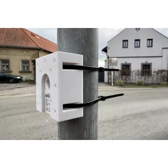 TP-LINK adaptér držáků kamer D-TC3XX-C, D-TC5XX-C, D-TC5XX-CL pro uchycení na sloup (60-130mm), bílý s krytkou kabelů(1ks)