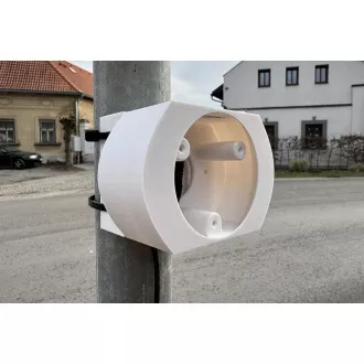 TP-LINK adaptér držáků kamer D-TC3XX-C, D-TC5XX-C, D-TC5XX-CL pro uchycení na sloup (60-130mm), bílý s krytkou kabelů(1ks)