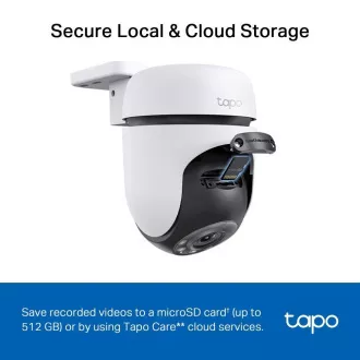 TP-Link Tapo C510W(2-pack) venkovní-outdoor kamera, (3MP, PTZ, 2K 1296p, WiFi, IR 30m, micro SD card)
