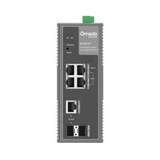 TP-Link OMADA průmyslový switch IES206GPP (4xGbE, 1xGbE/SFPcombo, 1xSFP, 3xPoE+, 1xPoE++, 120W, DIN, IP40, fanless)