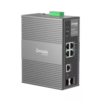 TP-Link OMADA průmyslový switch IES206GPP (4xGbE, 1xGbE/SFPcombo, 1xSFP, 3xPoE+, 1xPoE++, 120W, DIN, IP40, fanless)