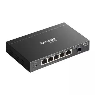 TP-Link OMADA switch SG2206MP (5xGbE, 1xSFP, 4xPoE+, 63W, fanless)