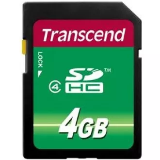 TRANSCEND SDHC karta 4GB Class 4 TRANSCEND SDHC karta 4GB Class 4