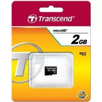 TRANSCEND MicroSD karta 2GB, bez adaptéru