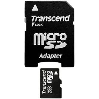 TRANSCEND MicroSD karta 2GB, bez adaptéru