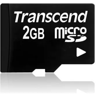 TRANSCEND MicroSD karta 2GB, bez adaptéru